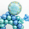 Buy Happy Birthday To You Balloon Arrangement - Blue And Green