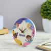 Gift Happy Kids Personalized Wooden Table Clock