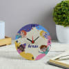 Happy Kids Personalized Wooden Table Clock Online