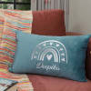 Heart Rainbow Personalized Velvet Cushion Online