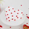 Heart-Shaped Chocolate Cake with Cream Frosting (Half Kg) Online
