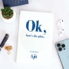 Here's The Plan Notebook - Personalized Online