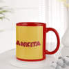 Gift Hot Stuff Personalized Red Ceramic Mug