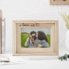 Buy I Love Us - Personalized Rotating Wooden Frame - Set Of 2