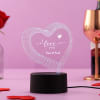 Gift I Love You Personalized Multicolour LED Lamp