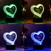 Buy I Love You Personalized Multicolour LED Lamp