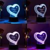 Shop I Love You Personalized Multicolour LED Lamp