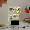 Gift Kids Personalized Planner Black Base LED Lamp