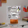 Gift Kids Personalized Planner Brown Base LED Lamp