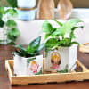 Gift Lakshmi Ganesha Ceramic Planters (Set of 2)