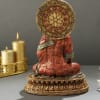 Buy Lord Buddha Gold Toned Hand Painted Idol