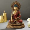 Lord Buddha Gold Toned Hand Painted Idol Online