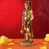 Buy Lord Hanuman Statue in Standing Posture (Gold Finish)