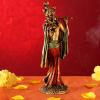 Shop Lord Krishna Idol in Antique Gold Finish