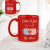 Love Brew - Personalized Red Mug For Couples Online