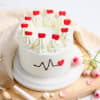 Gift Love Pulse Mini Cream Cake (300 Gm)