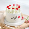 Love Pulse Mini Cream Cake (300 Gm) Online