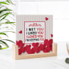 Shop Love You Personalized Sandwich Frame With Chocolates