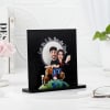 Buy Love You To The Moon And Back - Personalized Caricature With Photo Frame