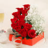 Lovely Red Roses in a Box Online