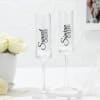 Gift Lover's Cheers Personalized Couples Champagne Glasses