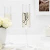 Buy Lover's Cheers Personalized Couples Champagne Glasses