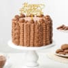 Gift Luscious Double Chocolate Birthday Cake (600 gm)