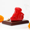 Buy Majestic Crimson Red Ganesha Idol