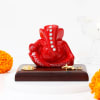 Majestic Crimson Red Ganesha Idol Online