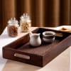 Mango Wood Hammered Tray - Single Piece Online