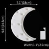 Shop Marquee Light - Moon Shape - White - Single Piece