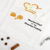 Gift Masterchef Of The Family Personalized White Apron