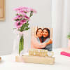 Shop Mauve Memories Personalized Photo Stand For Mom