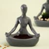 Meditative Woman Resin Planter - Without Plant Online