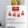 Gift Merry Christmas Personalized Fridge Magnets - Set Of 5