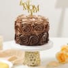Mother's Day Rosette Splendor Chocolate Mini Cake (300 Gm) Online