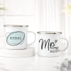 Buy Mr Right And Mrs Always Right Enamel Coffee Mug - Set Of 2