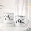 Mr Right And Mrs Always Right Enamel Coffee Mug - Set Of 2 Online