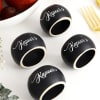 Gift Napkin With Personalized Ring - Set Of 4