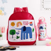 New Learnings - Bag And Bottle Combo - Personalized - Pink Online