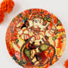 Buy Nritya Ganapati Ceramic Plate With Stand