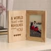 Open Heart Personalized Wooden Photo Frame Online