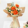 Gift Orange Charm Multi-Flowers Bouquet