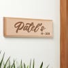 Gift Our Home - Personalized Wooden Name Plate