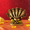 Panchmukhi Ganesha Idol in Antique Gold Finish Online