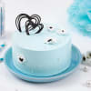 Pearly Blue Cream Cake Online