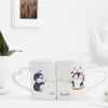 Buy Penguin Love Personalized Couples Mug