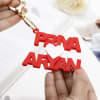 Gift Personalized 3D Couple Name Keychain