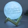 Gift Personalized 3D Moon Lamp With Stand (13 cm)