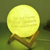 Shop Personalized 3D Moon Lamp With Stand (13 cm)